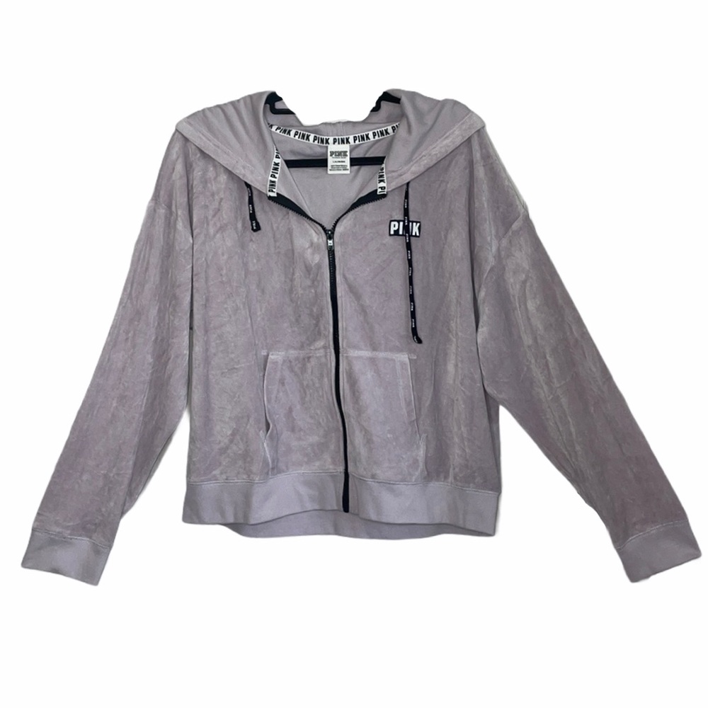 PINK Victoria's Secret Velour Jacket Size Large